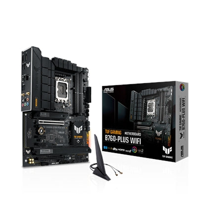 TUF GAMING B760-PLUS WIFI Gaming Desktop Motherboard - Intel B760 Chipset - Socket LGA-1700 - ATX TUF GAMING B760-PLUS WIFI Gaming Desktop Motherboard - Intel B760 Chipset - Socket LGA-1700 - ATX